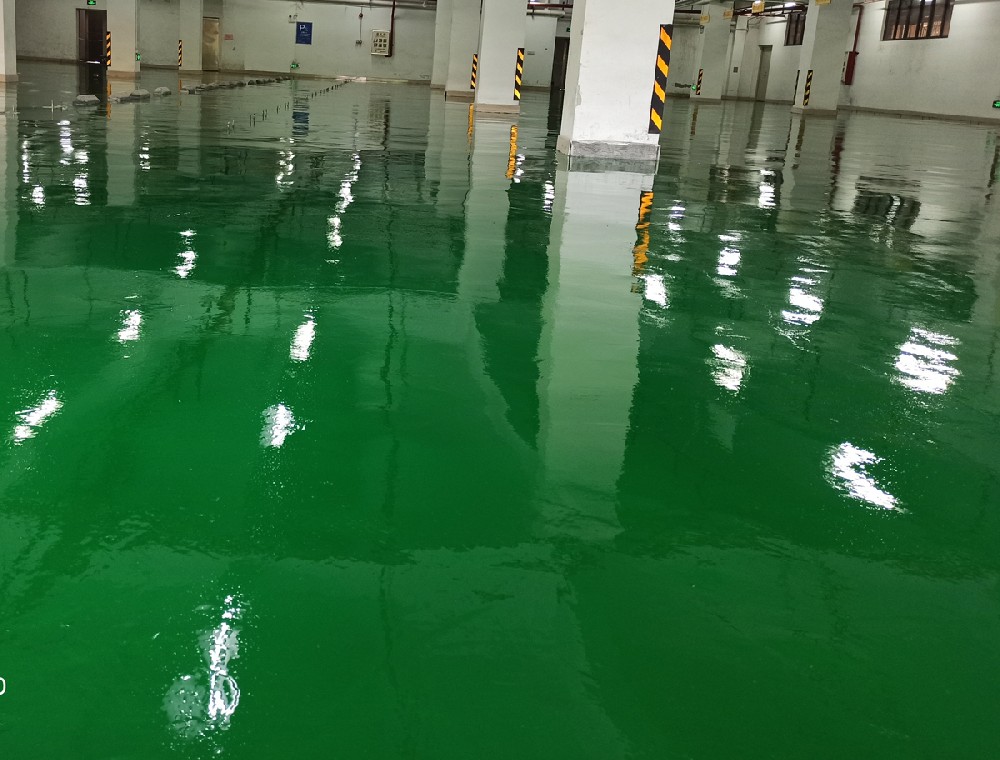 清远农商银行地下车库地坪漆工程项目
