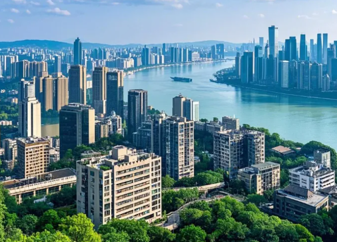 重庆南岸小区地下车库橘纹环氧地坪漆工程