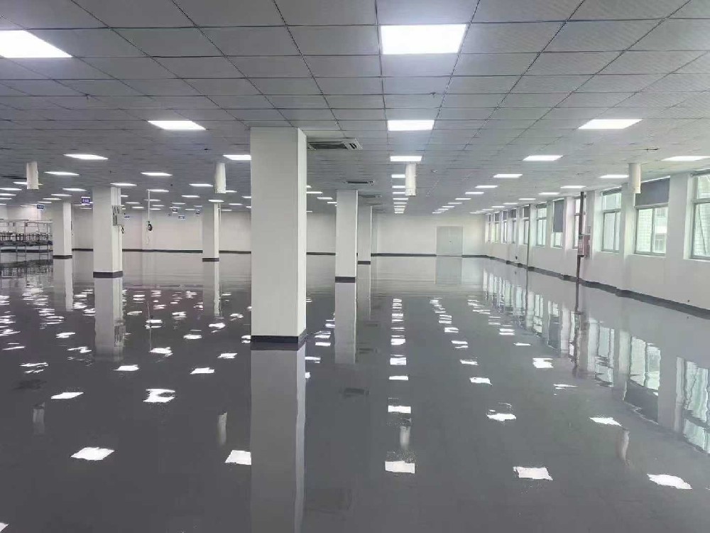 同盛创智谷产业园水底油面地坪工程